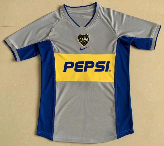 2002 Boca Juniors Retro Away Kit Soccer Jersey